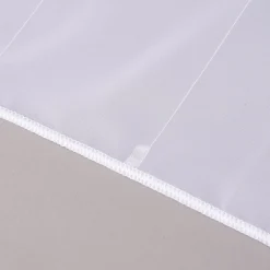 Gardinenstoff Gardinenstores transparent Scherli Kästchen mit Bleiband weiß beige 280cm Höhe