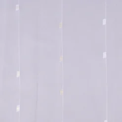 Gardinenstoff Gardinenstores transparent Scherli Kästchen mit Bleiband weiß beige 280cm Höhe