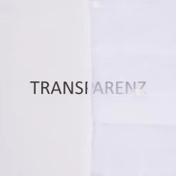 Gardinenstoff Gardinenstores transparent Scherli Kästchen mit Bleiband weiß beige 280cm Höhe