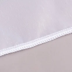 Gardinenstoff Gardinenstores Stickerei Voile Blätter Blüten raumhoch weiß grau 280cm