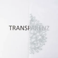 Gardinenstoff Gardinenstores Stickerei Voile Blätter Bäumchen raumhoch weiß mint beige 280cm