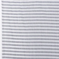Gardinenstoff halbtransparent Zen mit Längsstreifen in ecru anthrazit 2,80m Breite