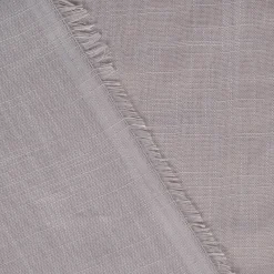 Gardinenstoff Leinenstruktur Soft halbtransparent hellgrau 145cm Breite