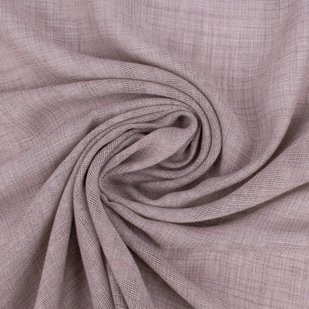 Gardinenstoff Leinenstruktur SCANDIA halbtransparent uni taupe 145cm Breite