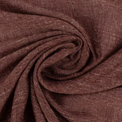 Gardinenstoff Leinenstruktur Leon Eco nachhaltig halbtransparent uni meliert rot 148cm Breite