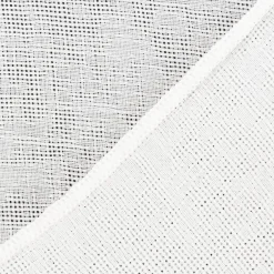 Gardinenstoff Leinenstruktur SCANDIA halbtransparent uni wollweiß 295cm Breite