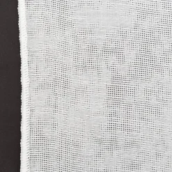 Gardinenstoff Leinenstruktur SCANDIA halbtransparent uni wollweiß 295cm Breite