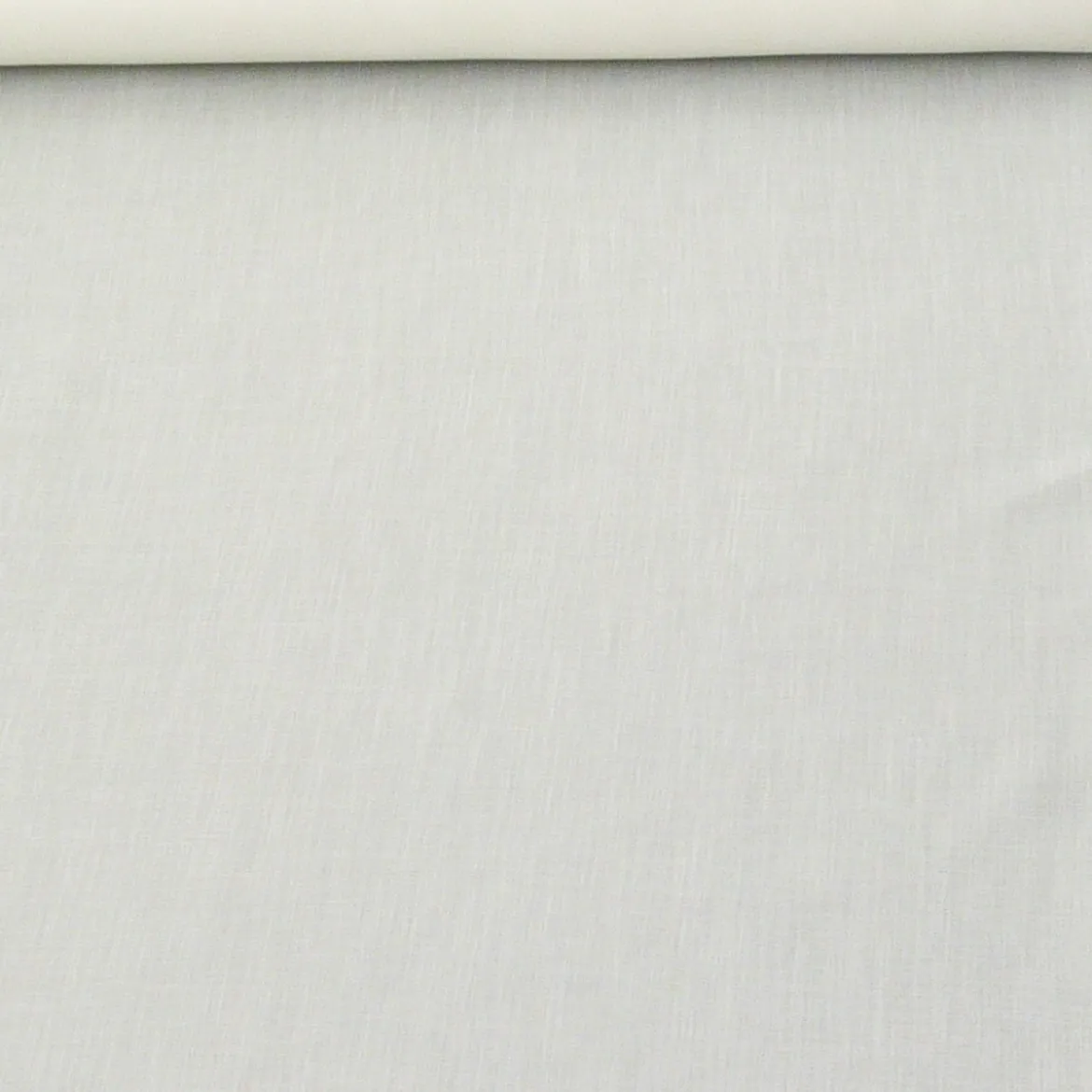 Gardinenstoff Meterware AMBITENE uni creme 1,50m Höhe