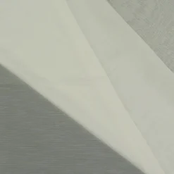 Gardinenstoff Meterware creme Streifen mit dünnen Streifen 1,8m Höhe