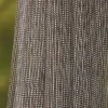 Gardinenstoff Meterware JUWEL Stores mit Metallic-Effekt silberfarbig goldbraun halbtransparent 3,06m Stoffbreite