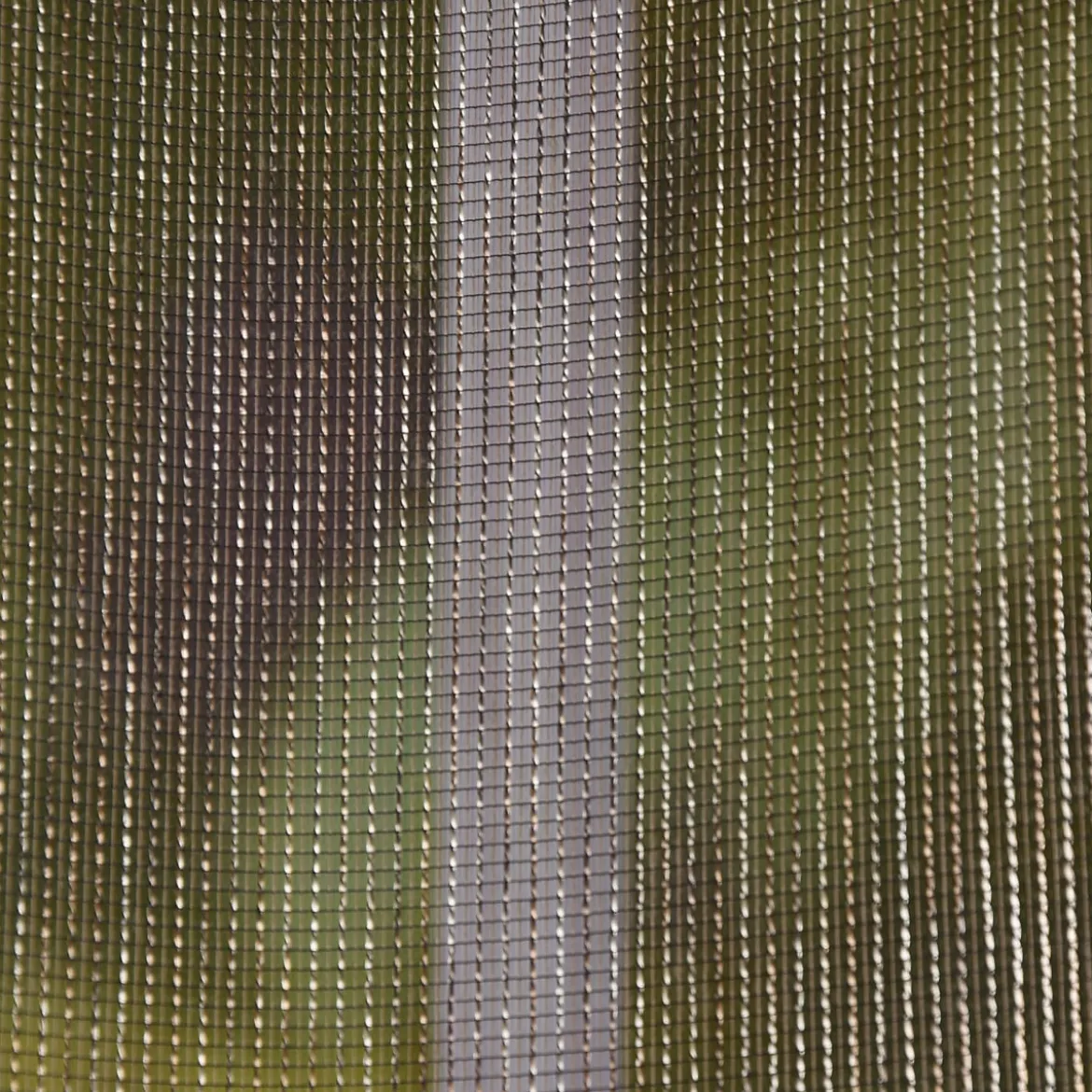Gardinenstoff Meterware JUWEL Stores mit Metallic-Effekt silberfarbig goldbraun halbtransparent 3,06m Stoffbreite