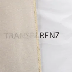 Gardinenstoff mit Bleiband Soft halbtransparent knitterarm creme 300cm