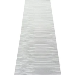 Gardinenstoff Paneele Meterware Querstreifen weiß 60cm Breite
