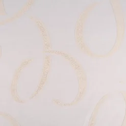 Gardinenstoff Paneele Meterware Scherli LOOP Ringel creme beige 60cm Breite