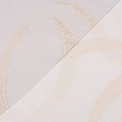 Gardinenstoff Paneele Meterware Scherli LOOP Ringel creme beige 60cm Breite