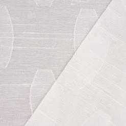 Gardinenstoff Paneele Meterware Scherli Liv Ovale wollweiß 60cm Breite
