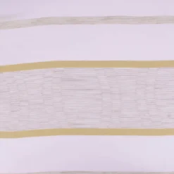 Gardinenstoff Scherli Emiliana halbtransparent Streifen weiß grün 152cm Breite
