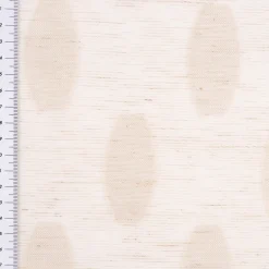 Gardinenstoff Scherli Strukturoptik Liv Ovale natur 150cm Breite