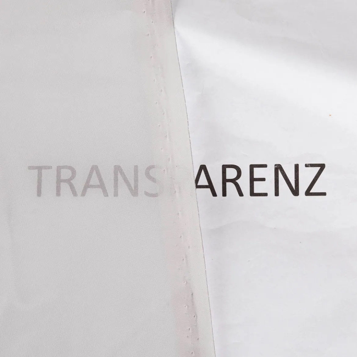 Gardinenstoff Soft Voile transparent uni hellgrau mit Bleiband 320cm Breite