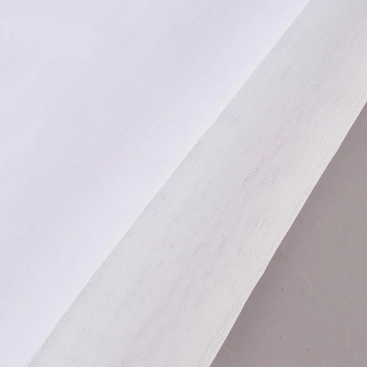 Gardinenstoff Stores antiviral und schwer entflammbar transparent ecru mit Bleiband 300cm hoch