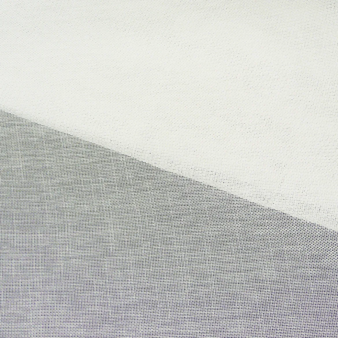 Gardinenstoff Stores creme grobe Leinenoptik mit Bleiband 180cm hoch