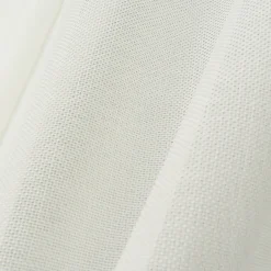 Gardinenstoff Stores creme grobe Leinenoptik mit Bleiband 180cm hoch