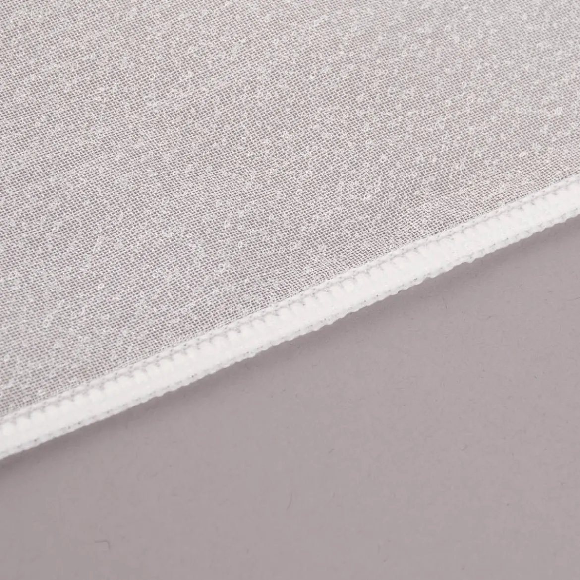 Gardinenstoff Stores feine Bouclé-Struktur mit Bleiband creme 2,60m Höhe