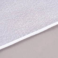 Gardinenstoff Stores feine Bouclé-Struktur mit Bleiband weiß 1,80m Höhe