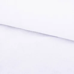 Gardinenstoff Stores feine Bouclé-Struktur mit Bleiband weiß 1,80m Höhe