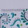 Gardinenstoff Stores Leinenoptik Bordüre Paisley Ranken weiß grün petrol grau raumhoch 300cm