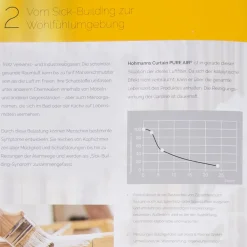 Gardinenstoff Stores Leinenstruktur Pure Air Technology luftreinigende Ausrüstung transparent ecru mit Bleiband 300cm hoch