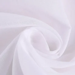 Gardinenstoff Stores Leinenstruktur Pure Air Technology luftreinigende Ausrüstung transparent weiß mit Bleiband 300cm hoch