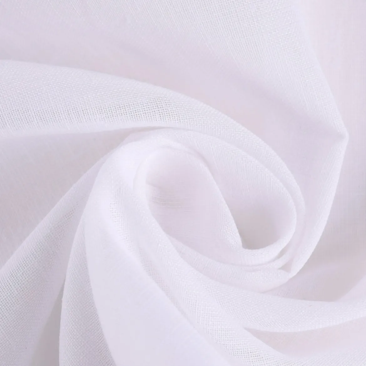 Gardinenstoff Stores Leinenstruktur Pure Air Technology luftreinigende Ausrüstung transparent weiß mit Bleiband 300cm hoch