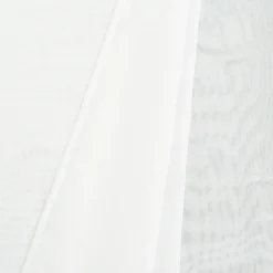 Gardinenstoff Stores Voile mit Bleiband Meterware einfarbig creme transparent 3,0m Höhe
