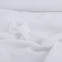 Gardinenstoff Stores Voile Scherli wollweiß mit Bleiband 280cm hoch