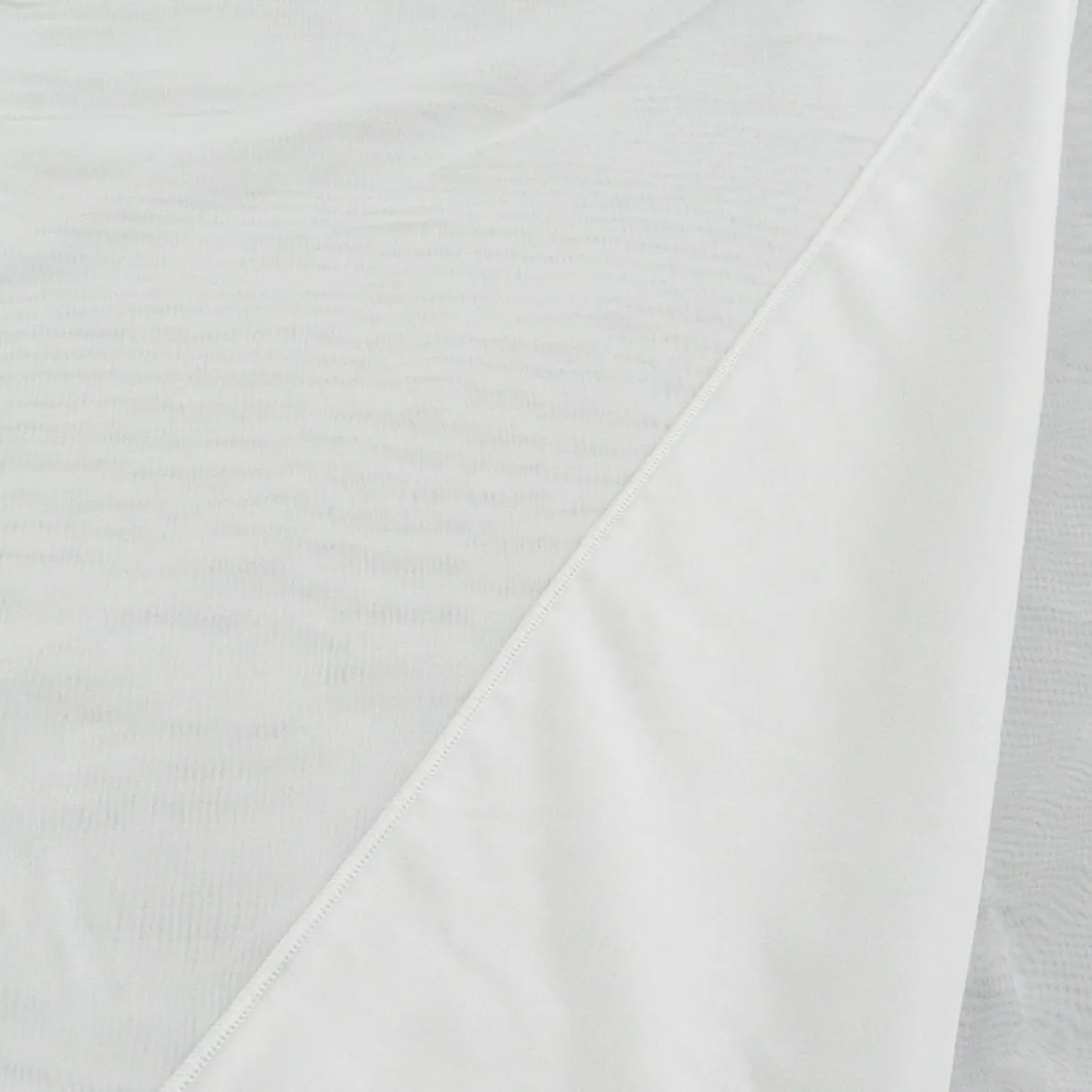 Gardinenstoff Stores Voile uni weiß transparent 2,6m Höhe
