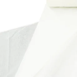Gardinenstoff Stores weiß grobe Leinenoptik mit Bleiband 180cm hoch