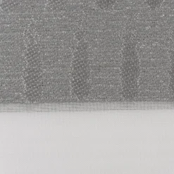 Gardinenstoff Voile transparent Tivoli Streifen weiß grau 152cm Breite