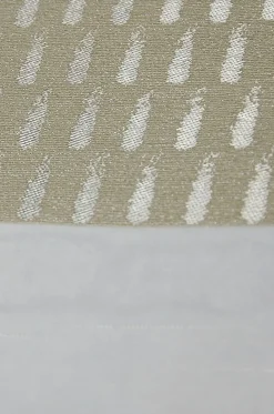 Gardinenstoff Voile transparent Tivoli Streifen weiß beige 152cm Breite
