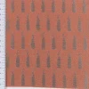 Gardinenstoff Voile transparent Tivoli Streifen weiß terracotta 152cm Breite