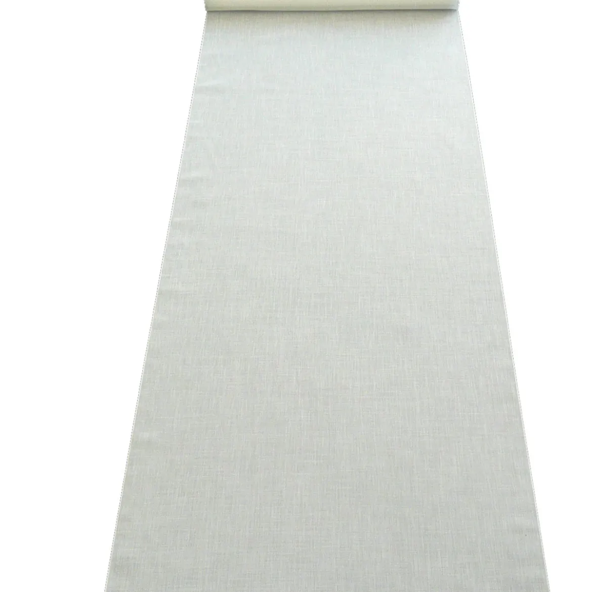Gardine Paneele Schiebevorhang Meterware AMBIENTE Leinenoptik weiß 60cm Breite