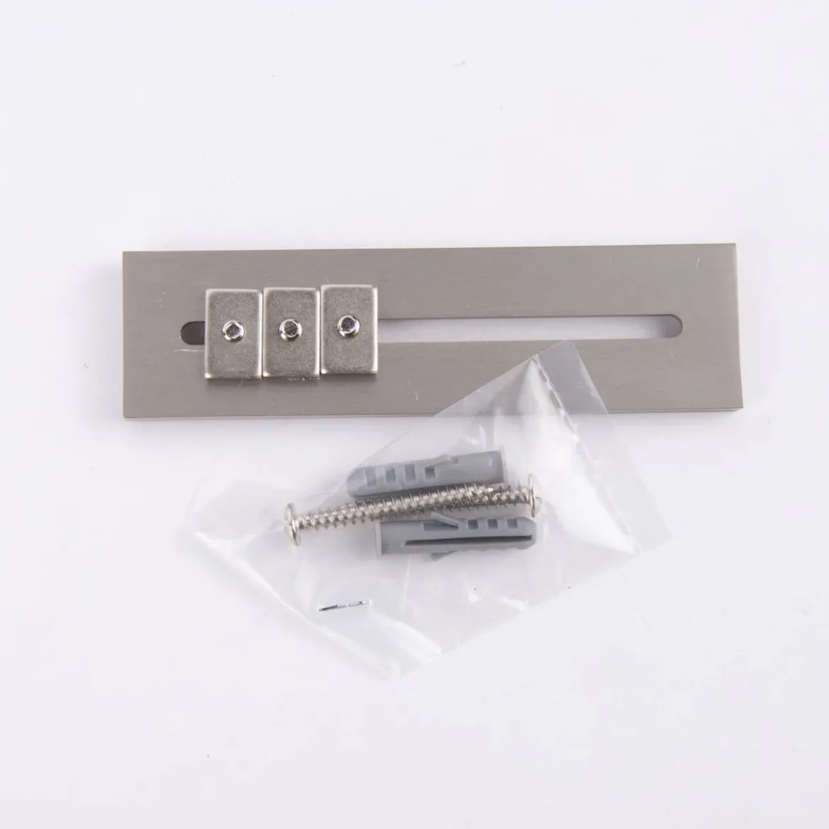 Gefora Deckenträger Universal 11cm Langloch 8,5 cm Nickel matt