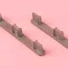 Gefora Endkappen für Wendeschienen 3/4 läufig Kunststoff silberfarbig