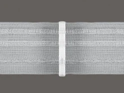 Gerster Faltenband Gardinenband 1er Falte transparent mit Zugverhältnis 1:1,5 in 50mm breit