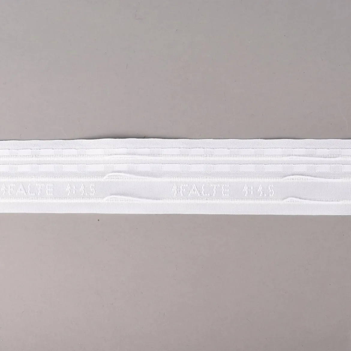 Gerster Faltenband Gardinenband 1er Falte weiß mit Zugverhältnis 1:1,5 in 50mm breit