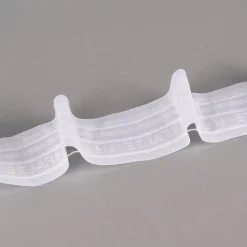 Gerster Faltenband Gardinenband 1er Falte weiß mit Zugverhältnis 1:1,5 in 50mm breit