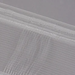 Gerster Gardinenband Wellenband mit Steg Schlaufenband volltransparent mit Zugverhältnis 1:2 in 100mm breit
