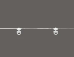 Gerster Wave-System Newave Wellenband mit Drehgleiterkordel und Steckhaken 6cm Wellenabstand 6mm Lauf Komplett-Set 1:2
