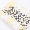 Geschenkanhänger Ananas 12 Stück versch. Motive schwarz weiß goldfarig 5,5x8cm