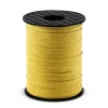 Geschenkband goldfarbig mit Glimmer 5mm breit 225m-Spule